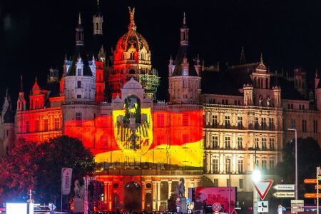 Tag der Deutschen Einheit und die Party in Schwerin